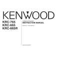 KENWOOD KRC-665 Manual de Usuario