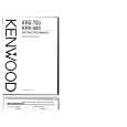 KENWOOD KRX593 Manual de Usuario