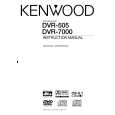 KENWOOD DVR7000 Manual de Usuario