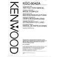 KENWOOD KGC6042A Manual de Usuario