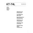 KENWOOD KT-74L Manual de Usuario