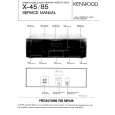 KENWOOD X85 Manual de Servicio