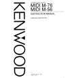 KENWOOD MIDI M-76 Manual de Usuario