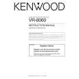 KENWOOD VR8060 Manual de Usuario