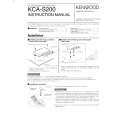 KENWOOD KCAS200 Manual de Usuario