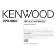 KENWOOD DPX6020 Manual de Usuario
