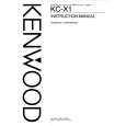 KENWOOD KCX1 Manual de Usuario