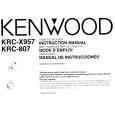 KENWOOD KRC807 Manual de Usuario