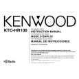 KENWOOD KTCHR100 Manual de Usuario