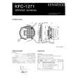 KENWOOD KFC1271 Manual de Servicio