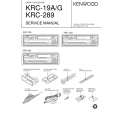 KENWOOD KRC289 Manual de Servicio