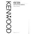 KENWOOD KM209 Manual de Usuario