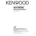 KENWOOD KVTM700 Manual de Usuario