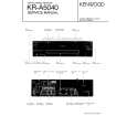KENWOOD KRA5040 Manual de Servicio