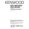 KENWOOD KDCMPV8025 Manual de Usuario