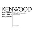 KENWOOD KRC-266LG Manual de Usuario