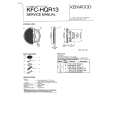 KENWOOD KFCHQR13 Manual de Servicio