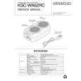 KENWOOD KSCWA62RC Manual de Servicio