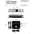 KENWOOD KACPS200 Manual de Servicio