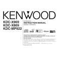KENWOOD KDCMP922 Manual de Usuario