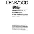 KENWOOD KAC927 Manual de Usuario