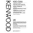 KENWOOD KDCC200 Manual de Usuario