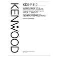 KENWOOD KDSP110 Manual de Usuario