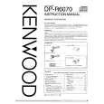 KENWOOD DPR6070 Manual de Usuario