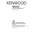 KENWOOD DPX410 Manual de Usuario