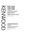 KENWOOD KRC1006 Manual de Usuario