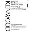 KENWOOD DPC41 Manual de Usuario