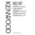 KENWOOD KRC-751L Manual de Usuario