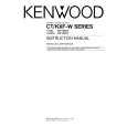 KENWOOD CT-W SERIES Manual de Usuario