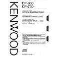KENWOOD DP730 Manual de Usuario