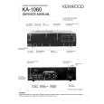 KENWOOD KA-1060 Manual de Servicio