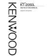 KENWOOD KT2050L Manual de Usuario