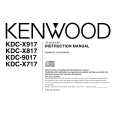 KENWOOD KDCX817 Manual de Usuario
