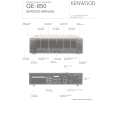 KENWOOD GE850 Manual de Servicio