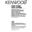 KENWOOD KDCCPX82 Manual de Usuario
