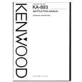 KENWOOD KA893 Manual de Usuario