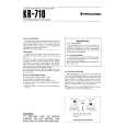 KENWOOD KR-710 Manual de Usuario