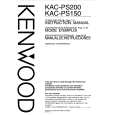 KENWOOD KACPS200 Manual de Usuario
