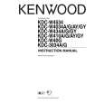 KENWOOD KDC-W4534 Manual de Usuario