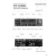 KENWOOD KRA3060 Manual de Servicio
