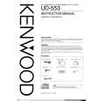 KENWOOD UD553 Manual de Usuario