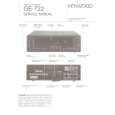 KENWOOD GE722 Manual de Servicio