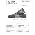 KENWOOD TM471A Manual de Servicio