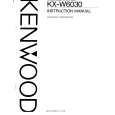 KENWOOD KXW6030 Manual de Usuario