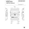 KENWOOD KAC819 Manual de Servicio