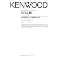 KENWOOD VR716 Manual de Usuario